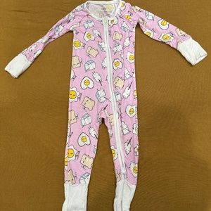 Little Sleepies Pink Breakfast Buddies Zippy